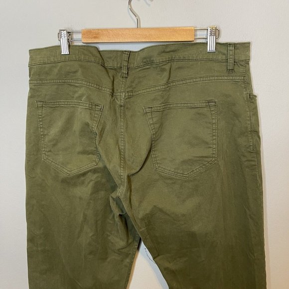 flint and tinder straight fit pants 38x25 Cropped Ankle green Men’s - Picture 4 of 6